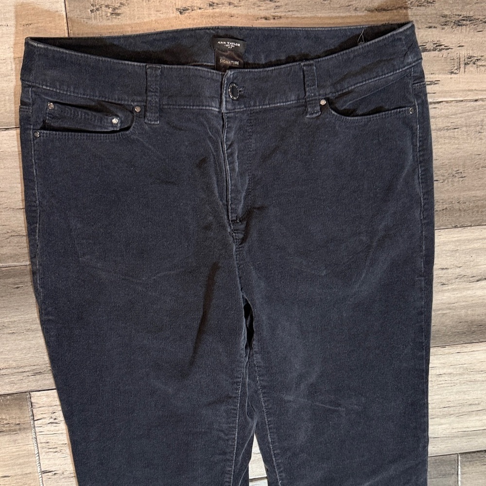 Ann Taylor Men’s Black Corduroy Straight Leg Pants - Picture 3 of 11